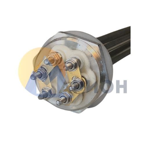 Блок ТЭН-10,0кВт 220В (420мм.) G1 1/2" нерж/нерж JH