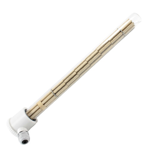 Колбовый погружной нагреватель КПН L=800, 1.6 кВт, 220 В, кварцевое стекло
